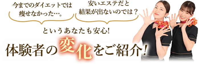 体験者の変化をご紹介